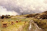Peder Mork Monsted A Pastoral Landscape after a Storm painting